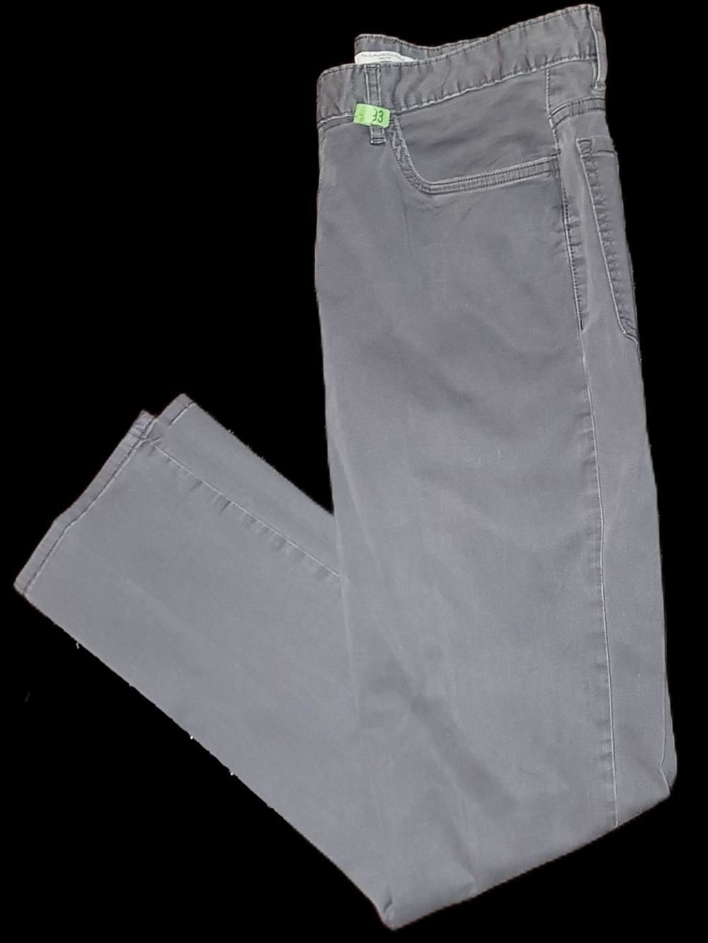 Calvin Klein Men's Pants The Authentic Five Pocket Slim Fit 33W X 32L Grey